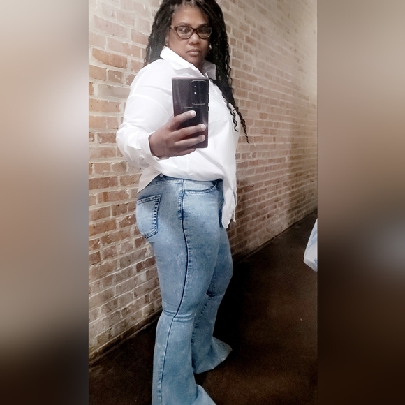 NWT Denim wide legged jeans various sizes - Picture 3 of 3